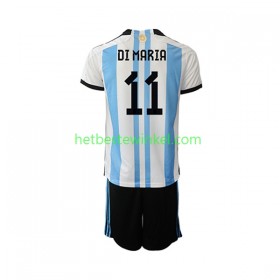 Argentinië Di Maria 11 Voetbalshirts Kind Thuis WK 2022(+ Korte broeken)